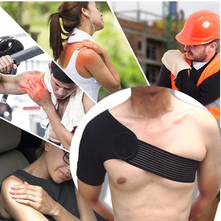 مشد الكتف الطبي يمكن ارتداؤها على الكتفين الأيمن والأيسر