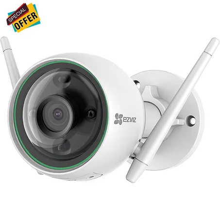 Caméra Bullet Extérieure Wi-Fi Ezviz C3N 1080p avec Vision Nocturne et AI Intégrée