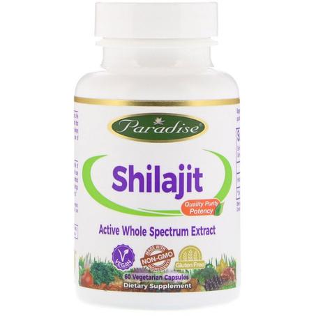 Paradise Herbs, Shilajit, 60 gélules végétales