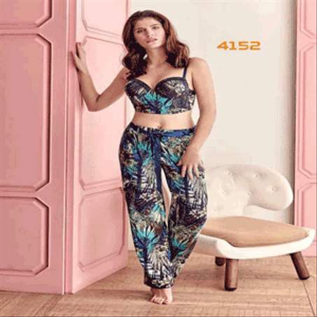 Pyjama en modal avec soutiens-gorge