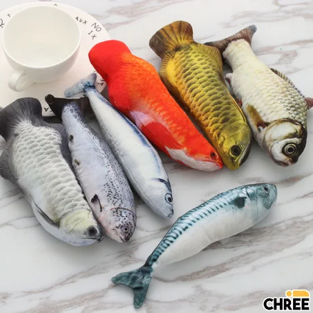 Interactive Catnip Fish Toy