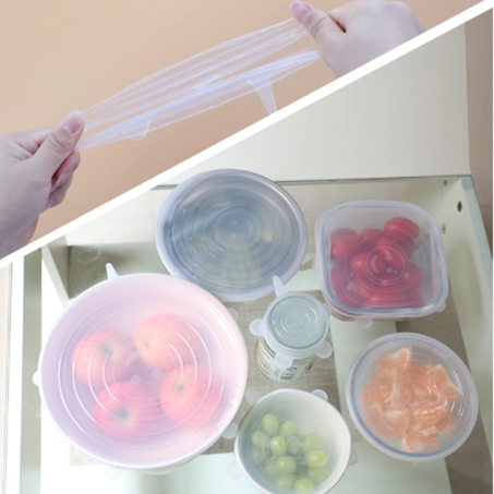 مغطي الغذاء أغطية سيليكون مطاطية