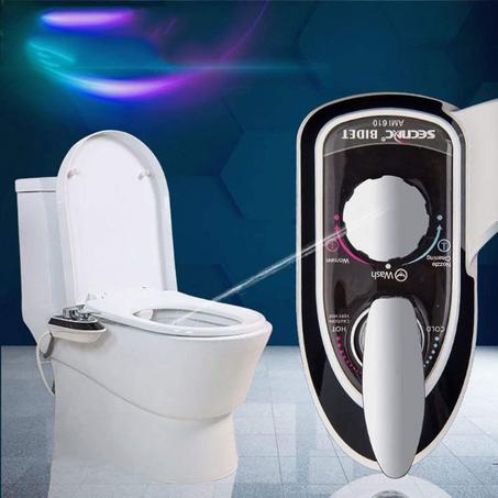 Pulvérisateur d'eau chaude et froide à double buse- Design Moderne et élégant