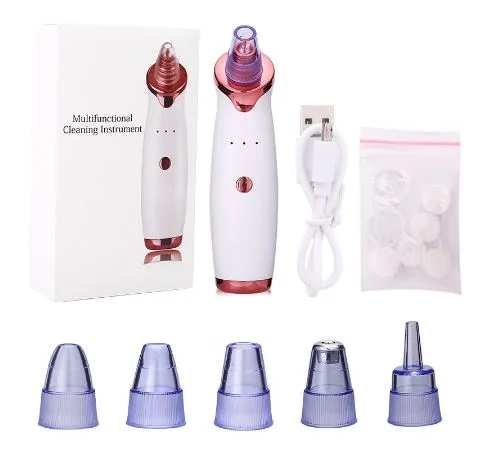Electric Blackhead Cleaner Blackhead Acne Vacuum Cleaner Pore Beauty Skin Care Tool Face And Nose Deep Cleaning Suction Machine 4.9