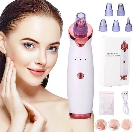 Electric Blackhead Cleaner Blackhead Acne Vacuum Cleaner Pore Beauty Skin Care Tool Face And Nose Deep Cleaning Suction Machine 4.9