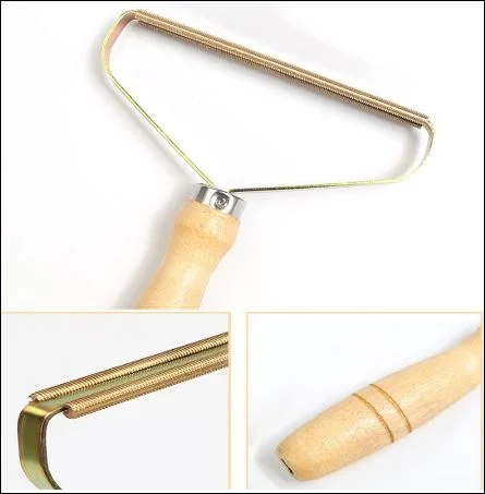 Mini rasoir portable en tissu pelucheux pour tapis en laine manteau v&ecirc;tements peluche tissu rasoir brosse outil dissolvant de fourrure