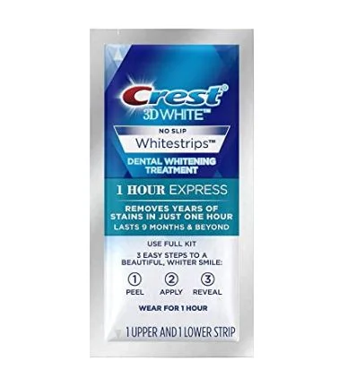 Crest 3D White Professional Effects Whitestrips 20 Treatments + Crest 3D White 1 Hour Express Whitestrips 2 Treatments - Teeth Whitening Kit
