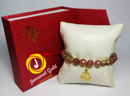 Bracelet avec pendentif en or (mr54)