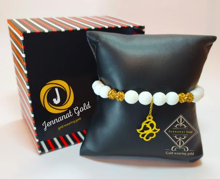 bracelet avec pendentif en or (bl52)