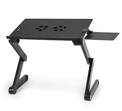 Table Laptop ajustable T8 avec ventilation de refroidissement - Multifonction