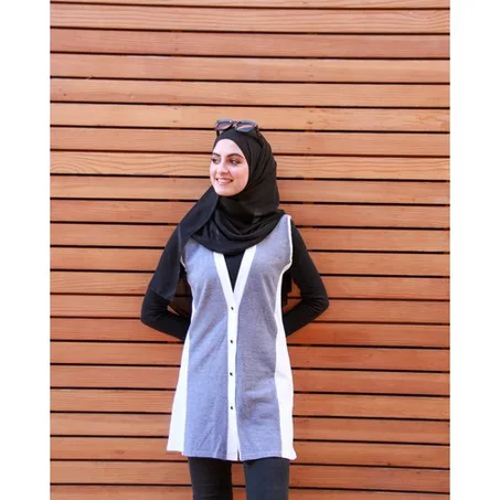 Camellia vest Sans manches