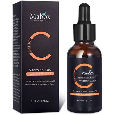 Mabox Sérum Clarifiant Acné Vitamine C 20% Acide Hyaluronique 30 ml