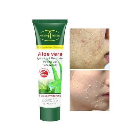 Aichun Beauty Crème Exfoliante Hydratante Aloe Vera Gel Peeling Visage & Corps 100gr