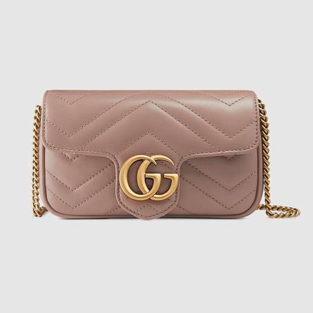 GG Marmont matelassé leather super mini bag