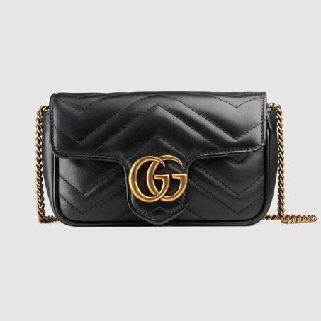 GG Marmont matelassé leather super mini bag
