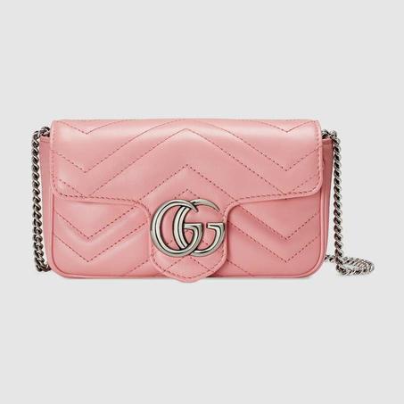 GG Marmont matelassé leather super mini bag