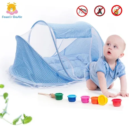 سرير نوم الأطفال واقي من الناموس و الحشراة