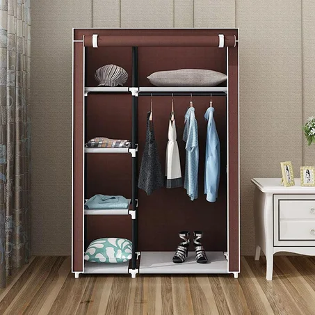 خزانة ملابس قابلة للطي ومحمولة