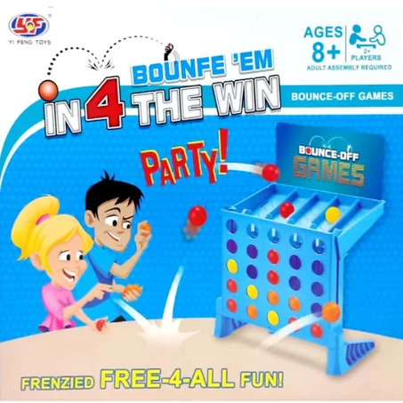 Connect 4 Shots - Bounce em in 4 The Win