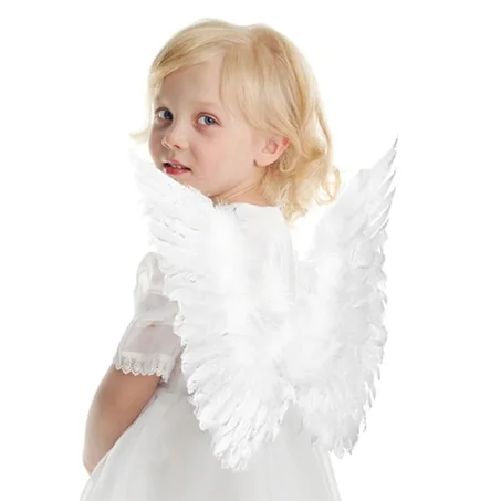 Adult Kid Angel Wings Feather Fairy Night Party Fancy Dress Costume Cosplay Prop Halloween Cosplay Wing Party Supplies