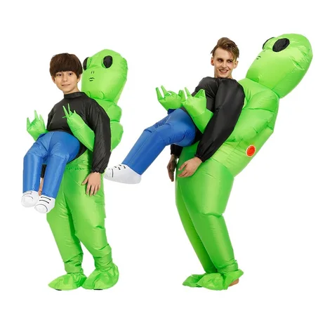 Alien Inflatable Costumes Halloween Costume for adult kids Cosplay Costume Funny Suit Party Costumes Fancy Dress
