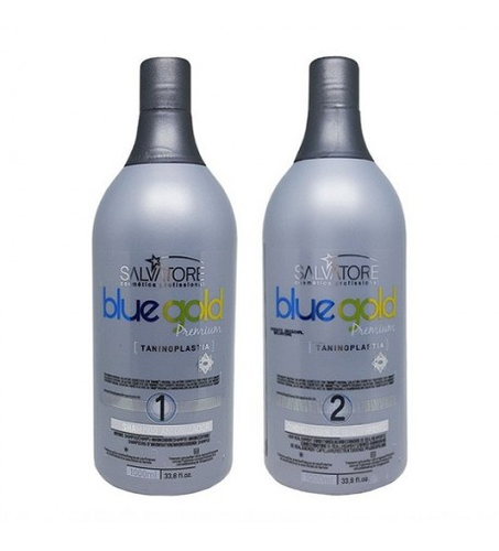 Salvatore Blue Gold | Kit Taninoplastie lissage | 2 x 1000 ml