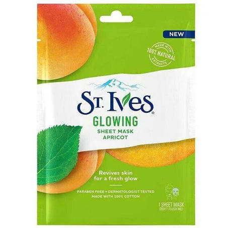 Lot De 3 Masques En Feuille St.Ives Pour Visage : Hydratez , Éclatez Et Apaisez votre peau