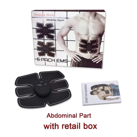 حزام التحفيز الكهربائي لتقويه عضلات البطن