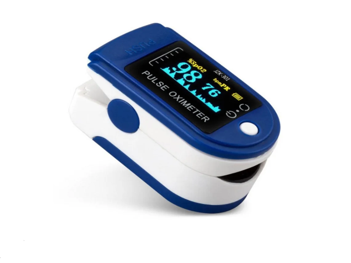 Oxímetro De Dedo Portátil Com Visor LCD