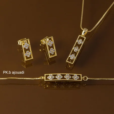 Parure Bijoux de 3 Pièces luxueux Pour  Dame M27
