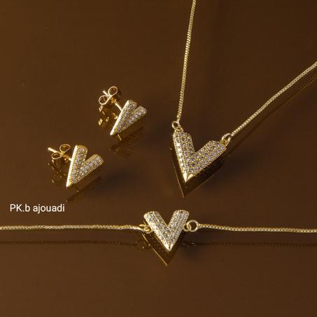 Parure Bijoux de 3 Pièces luxueux Pour  Dame M16