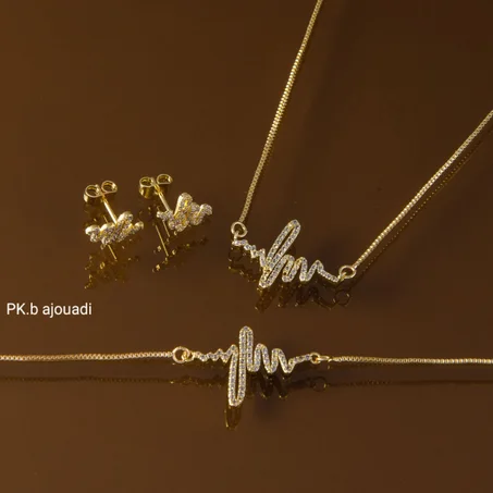 Parure Bijoux de 3 Pièces luxueux Pour  Dame M12