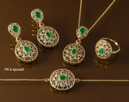 Parure Bijoux de 4 Pièces luxueux Pour  Dame M18