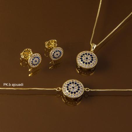 Parure Bijoux de 3 Pièces luxueux Pour  Dame M8