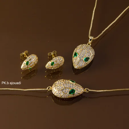 Parure Bijoux de 3 Pièces luxueux Pour  Dame M28