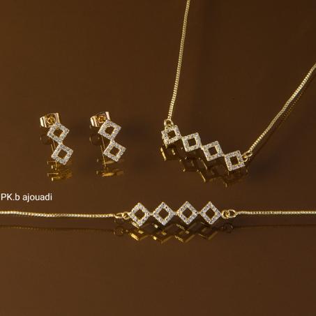 Parure Bijoux de 3 Pièces luxueux Pour  Dame M14