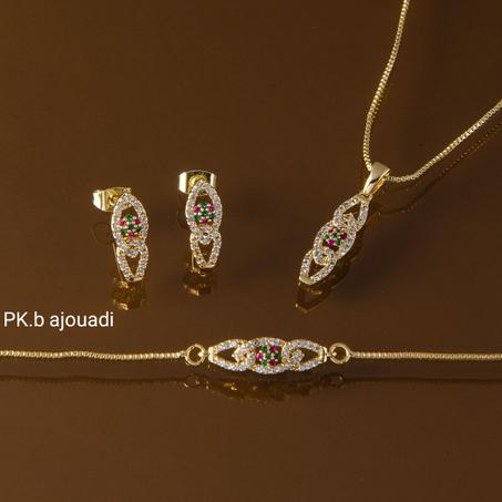Parure Bijoux de 3 Pièces luxueux Pour  Dame M25