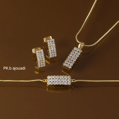 Parure Bijoux de 3 Pièces luxueux Pour  Dame M20