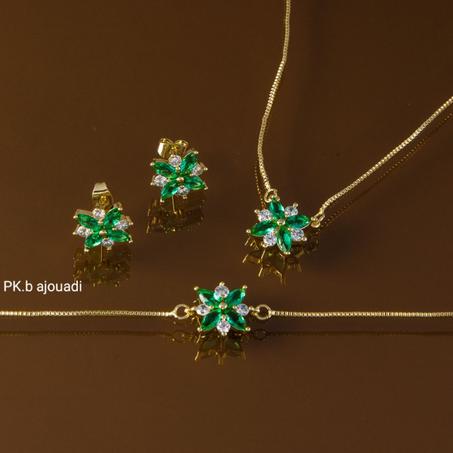Parure Bijoux de 3 Pièces luxueux Pour  Dame M7