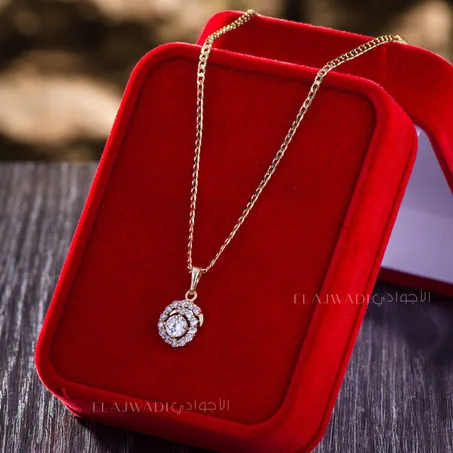 Collier Pendentif Plaqué Or de lux