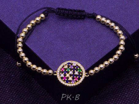 Bracelet à perles pour  femme Motif CERCLE Coloré