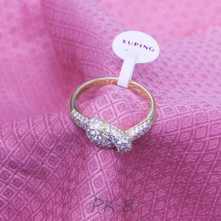 BAGUE SOLITAIRE NID PRÉCIEUX - UNION BICOLORE AVEC  DIAMANT