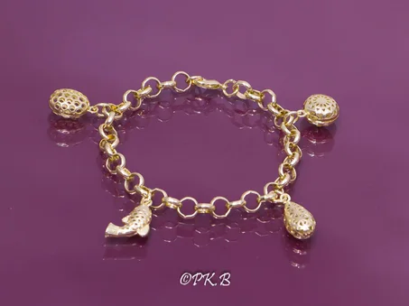Achat Bracelet en plaqué or, maille corde : Longueur - 18 Femme