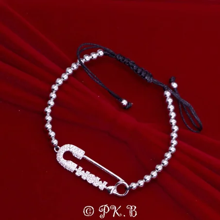 Bracelet à perles pour femme Motif épingle