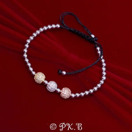 Bracelet à perles pour femme Motif 3 Perles decoratif Coloré