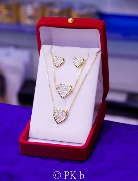Packs Bijoux 3 Pièce Suit Cœur Haut gamme