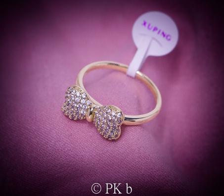 Bague De Lux Motif Papillon