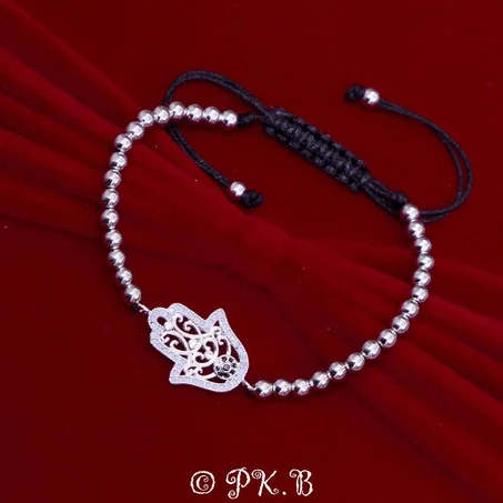 Bracelet à perles pour  femme Motif KHMISSA
