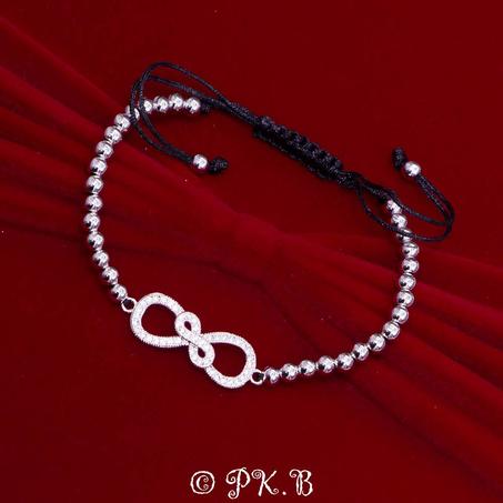 Bracelet à perles pour femme Motif Infini