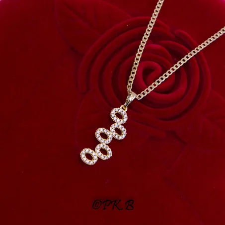 Collier Pendentif De Lux Motif Cercle